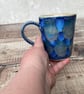 Mug hand built pottery mug  - Image 3