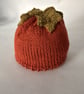 Children's Hand Knitted Leaf Hat