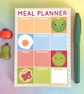 Weekly Meal Planner - Kawaii Magnetic Notepad