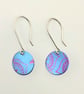 Handmade Aluminium and Silver Reversible Earrings