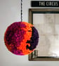 Hanging Pompom Decoration, Large Fluffy Pompom Bauble, Fibre Art. - Image 8