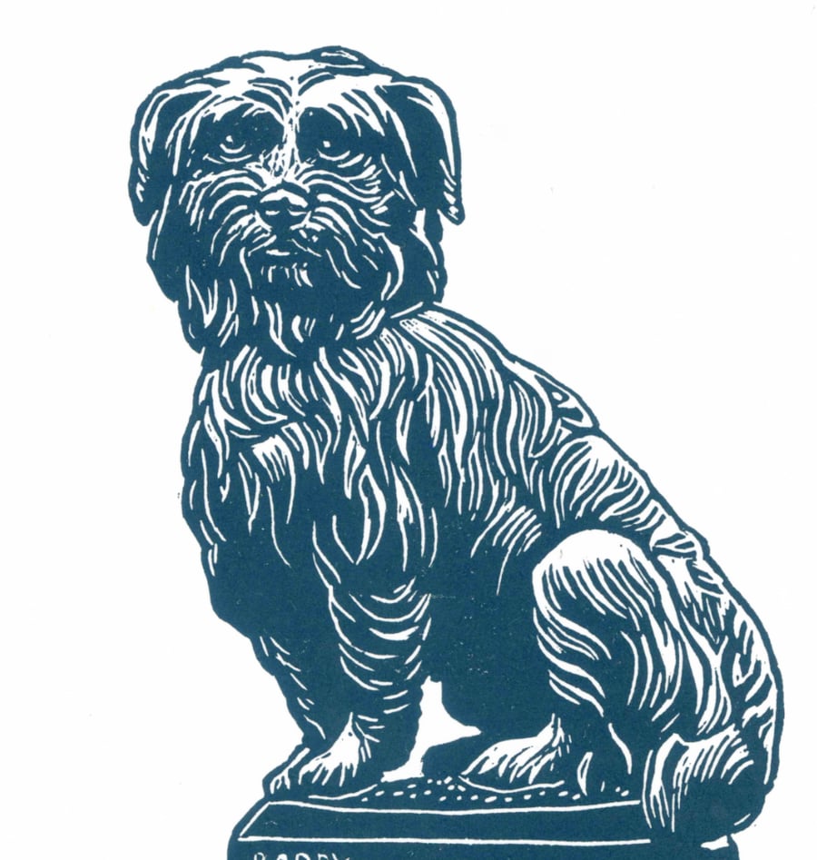 Greyfriars Bobby Lino print