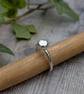 Sterling Silver Hammered Pebble Stacking Ring - JBJ4031 - Image 5