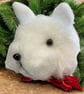 Needle felted dog bauble - westie - Image 1