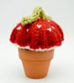 Hand knitted Toadstool and Caterpillar pincushion - Image 4