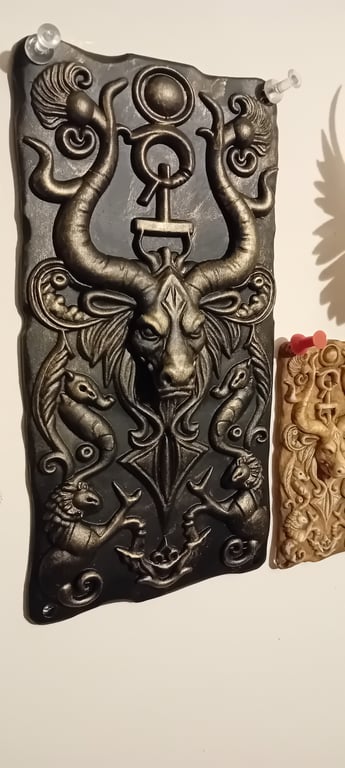 Path or Doorway Protection Plaque 10cmx20cm - Pagan Styled