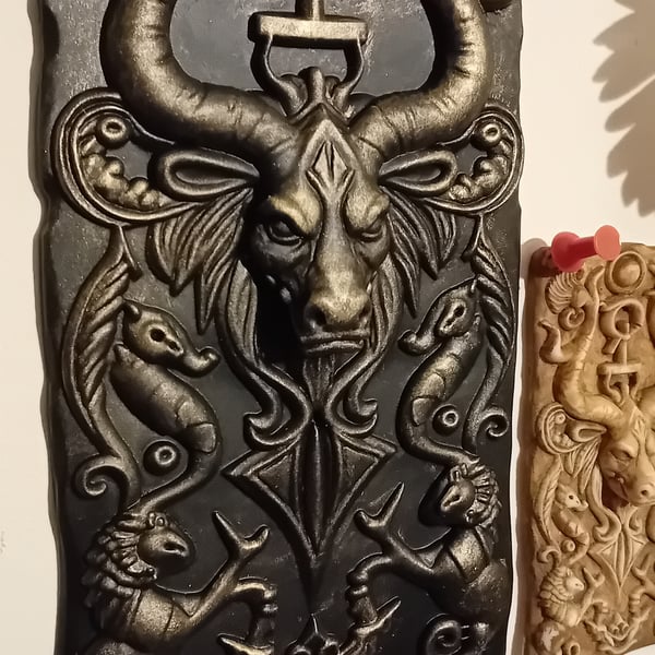 Path or Doorway Protection Plaque 10cmx20cm - Pagan Styled