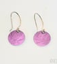 013 - Handmade Aluminium and Silver Reversible Earrings - Image 2