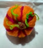 Orange Felted Pumpkin Decoration - Image 3