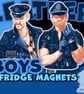 LEATHER BOYS Fridge Magnets