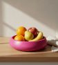 Fuchsia Pink Fruit Bowl 25 cm Handmade Decorative Centrepiece - Image 10