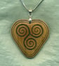 Celtic heart pendant