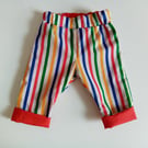 Trousers, 3-6 months, striped Trousers, Summer trousers, summer clothes