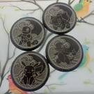Pokemon Japanese Wave Style Coaster Set