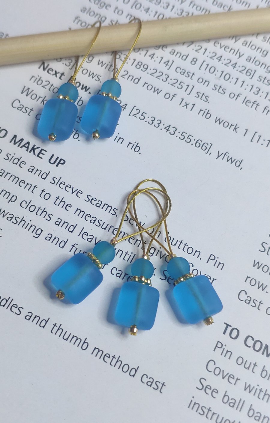 Stitch Markers, set of 5 stitch markers for knitting