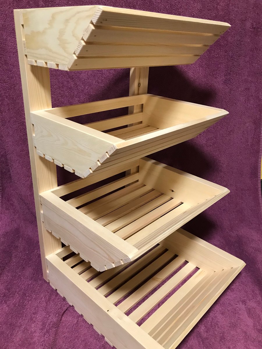 Handmade 4 tier vegetable rack 
