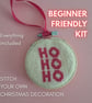 Stitch Your Own Christmas Decoration Kit – Beginner Needlepoint Craft Present