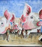 Three Little Pigs. Original painting - Image 6