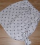 Handmade White Skirt & Hair Scrunchie. Fit Age 3,4,5 years. Summer co-ord set - Image 1