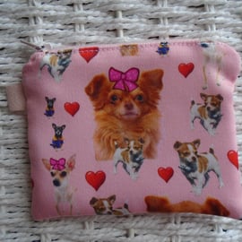 Chihuahua Dogs Purse or Card Holder.