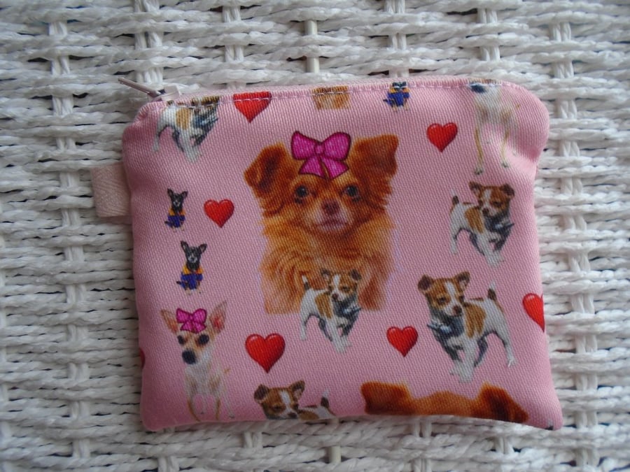 Chihuahua Dogs Purse or Card Holder.