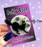 Acrylic Cat & Moon Brooch by Dolly Cool - Vintage Style Novelty Brooch - Fakelit