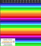 Rainbow stripe kids Shorts - sizes 2yrs to 10yrs - Image 3