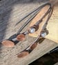Oxidised Silver, Copper & Freshwater Pearls; Handmade Contemporary Earrings - Image 4