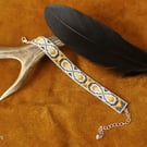 Native American Style Seed Beaded Bracelet Miyuki Infinity Sign Adjustable