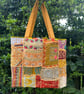 Indian fabric tote bag 