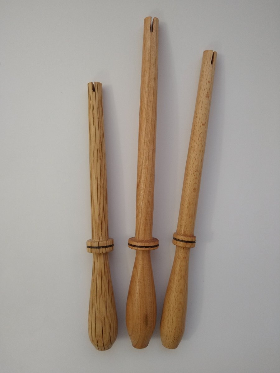 Yarn Ball Winder (also known as Nostepinne) - handmade in solid hardwood