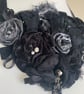 Black Victorian bib boho chic necklace choker  - Image 4