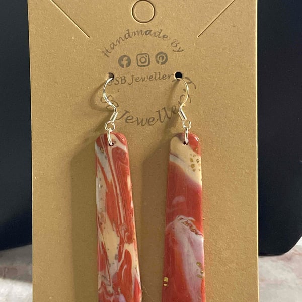 Handmade Polymer Clay Autumn Earrings