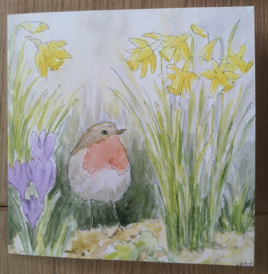 The Early Bird greetings card