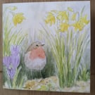 The Early Bird greetings card