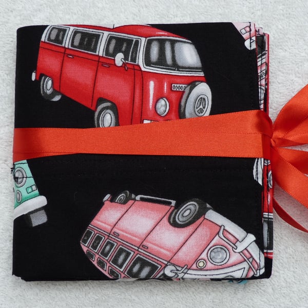 Interchangeable Knitting Needle Holder in VW Campers on Black