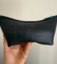 Lined Inner Tube Bag - Blue Zip & Striped Cyclist Lining - Image 4