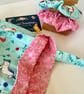 Beautiful Childs Bag - Dolly Bag  with matching hair scrunchies - girls bag set - Image 5