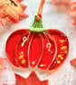 Fused Glass Pumpkin - Image 2