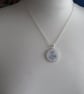 Screen Printed Polymer Clay Pendant Necklace - Image 4