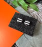 Black n White Stripe Studs - Small - Image 1