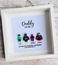 Dad Daddy Superhero Minifigures Frame - Image 1
