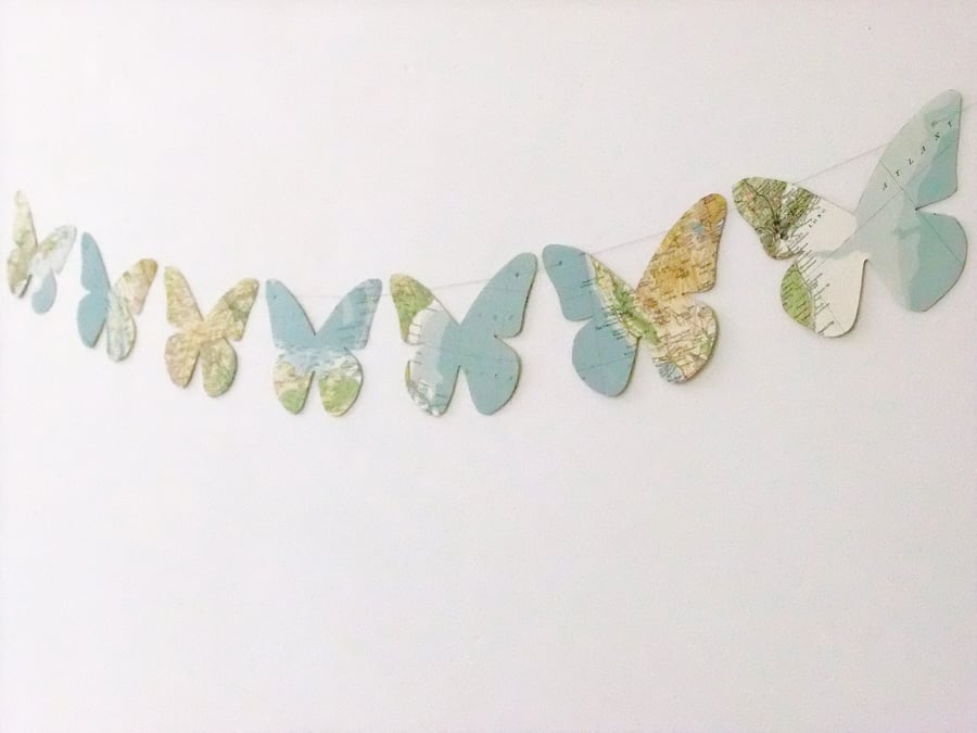 Bunting - butterfly bunting  