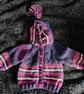 Baby handknit hooded cardigan - Image 4