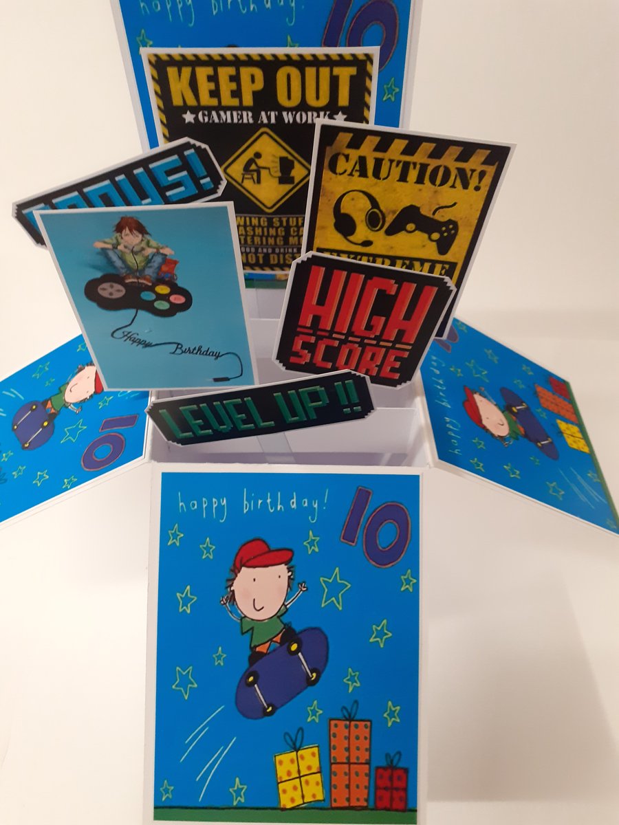 Boys 10th Birthday Card 