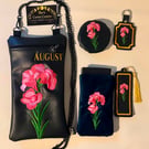 August Birth Flower Gift Set - Embroidered Bundle