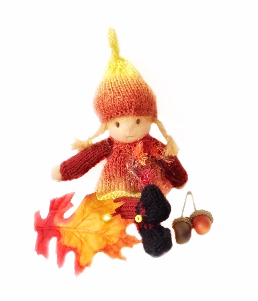 Reserved for Amalie - lille hygge doll