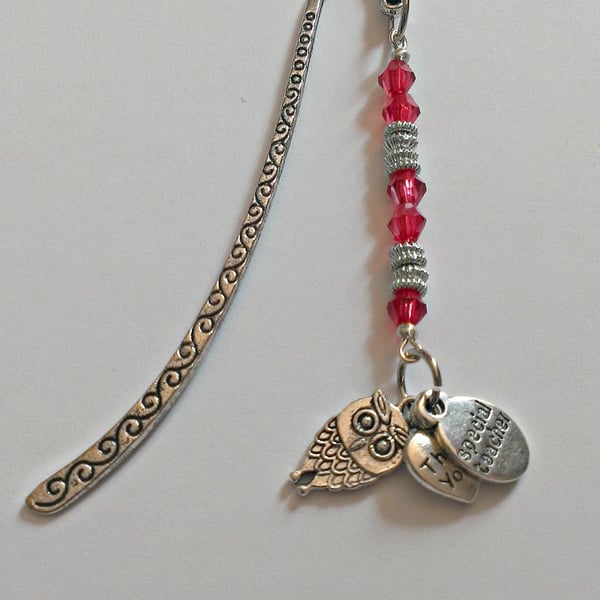 Thank You, Special Techer Owl Bookmark