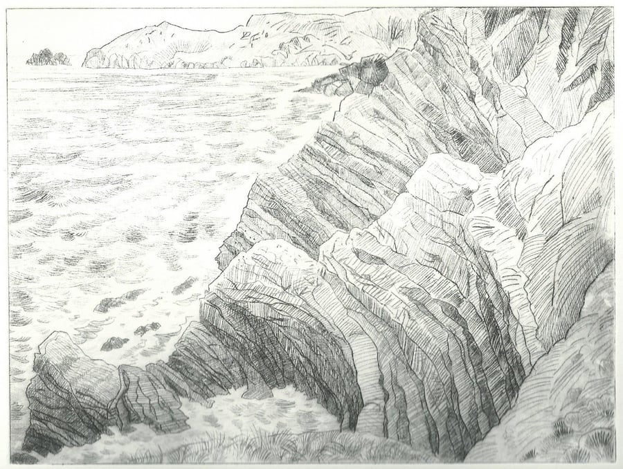 Cliffs near Llangrannog