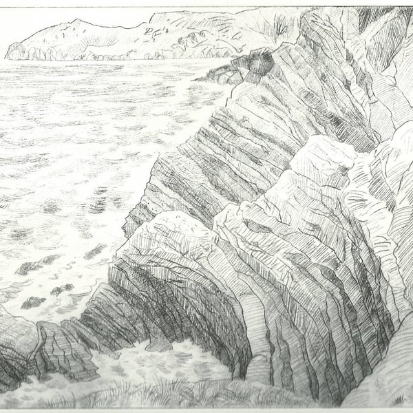 Cliffs near Llangrannog